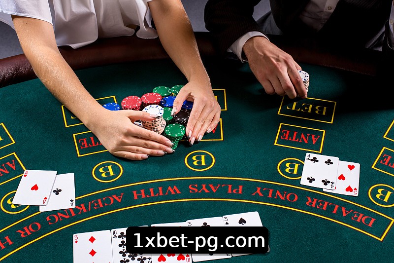 Mesa de Blackjack 1xbet